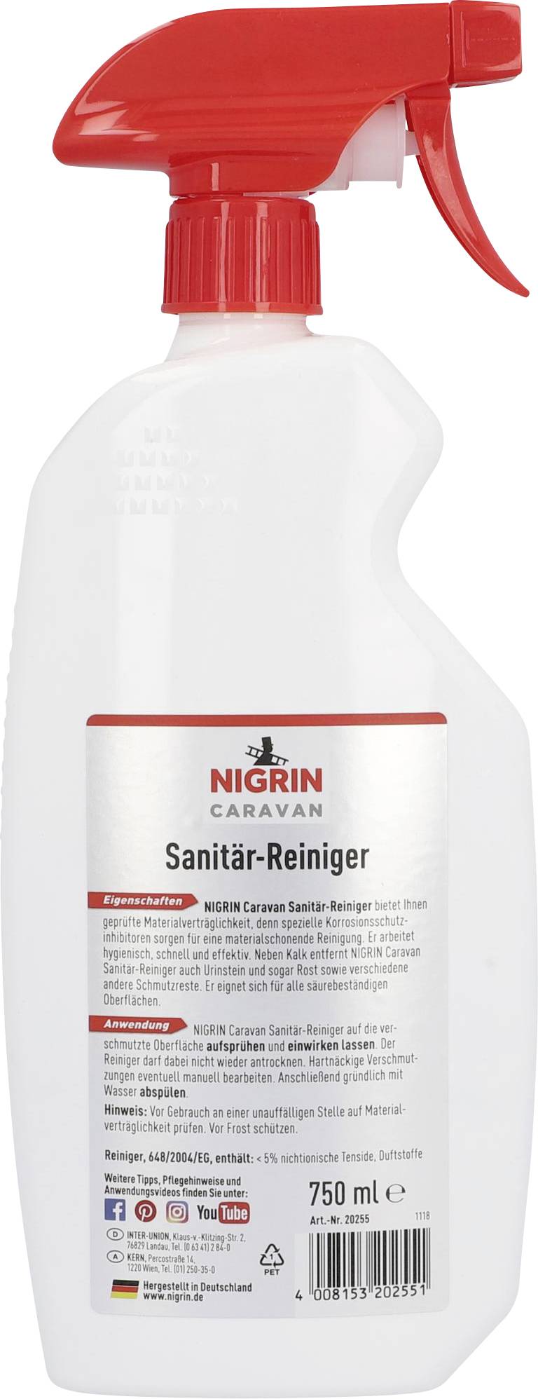 NIGRIN 20255 Reiniger 0.750 l