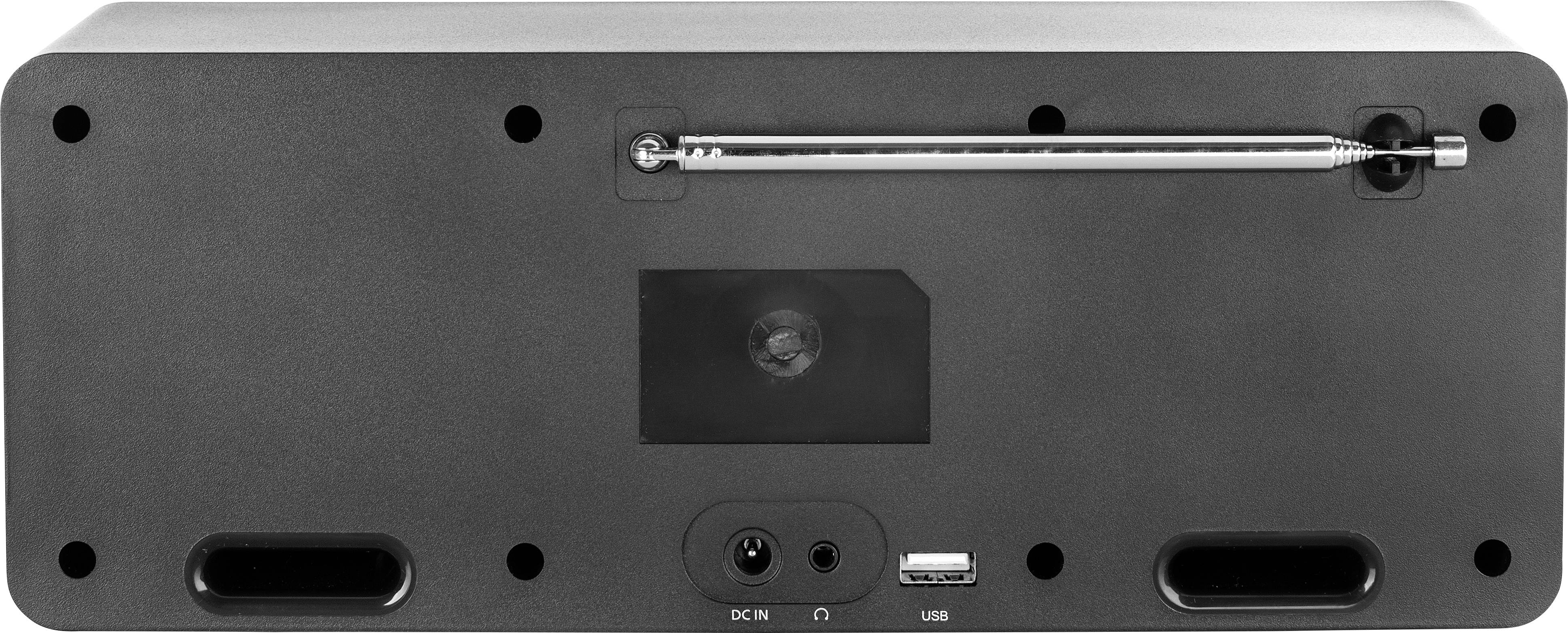 Dual CR 400 Internet Tischradio Internet, DAB+, UKW AUX, Bluetooth®, DAB+, Internetradio, UKW, USB, WLAN Inkl. Fernbedienung, Spotify, Weckfunktion