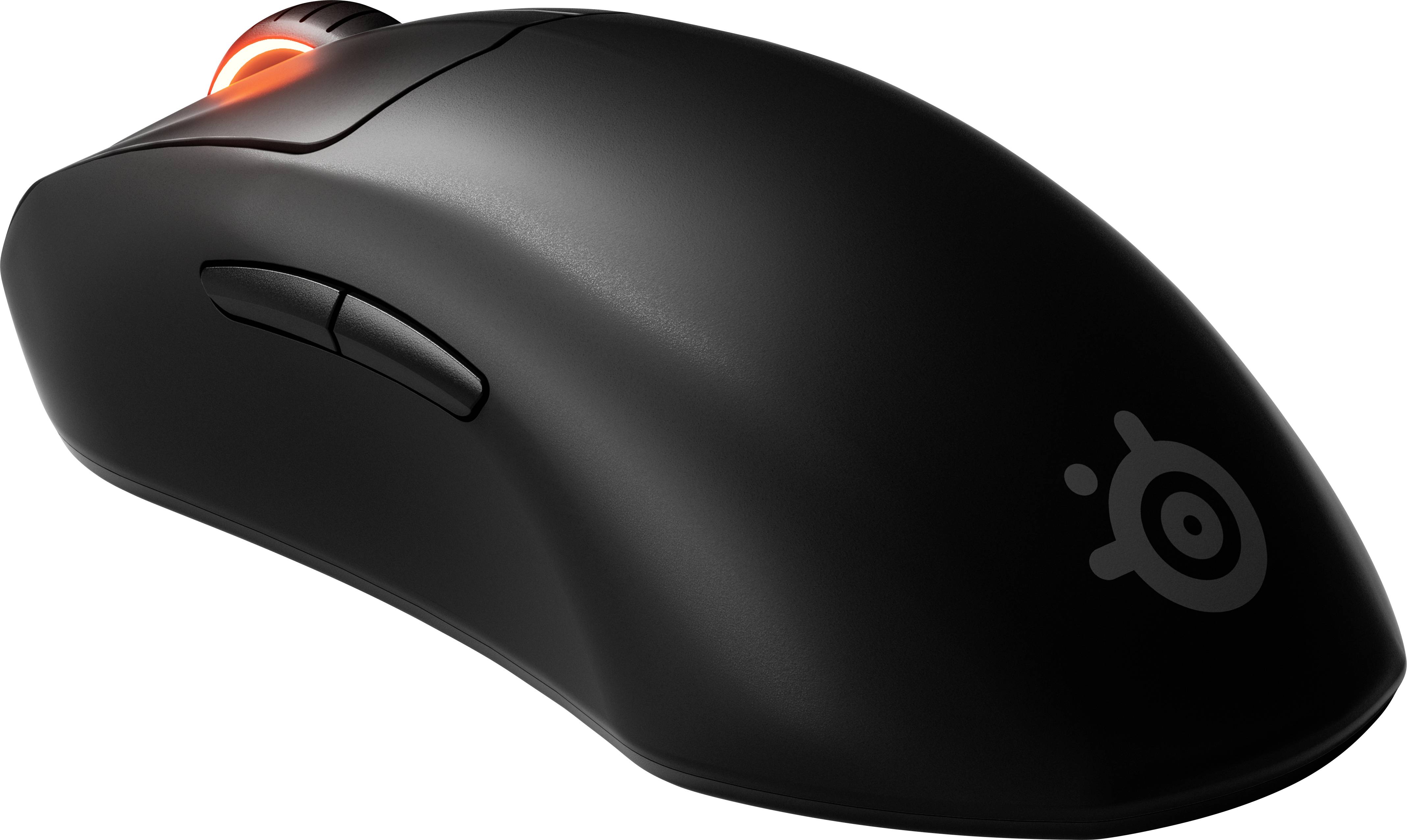 Steelseries Prime Wireless Gaming-Maus Funk Optisch Schwarz 6 Tasten 18000 dpi Beleuchtet