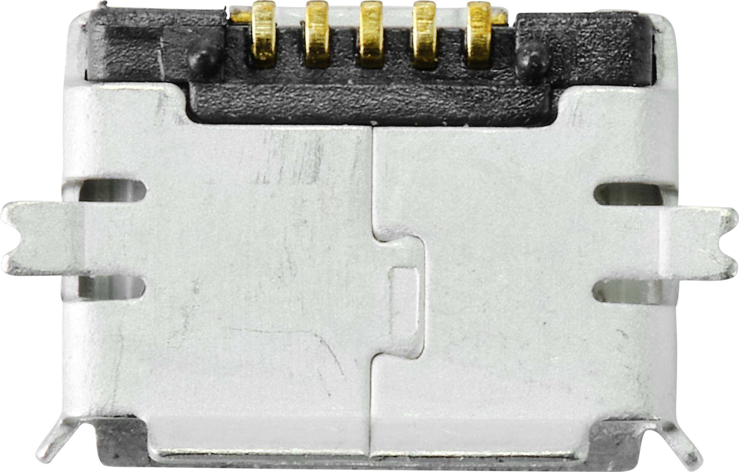 TRU COMPONENTS Micro USB 2.0 Typ AB Einbaubuchse Buchse, Einbau horizontal Inhalt