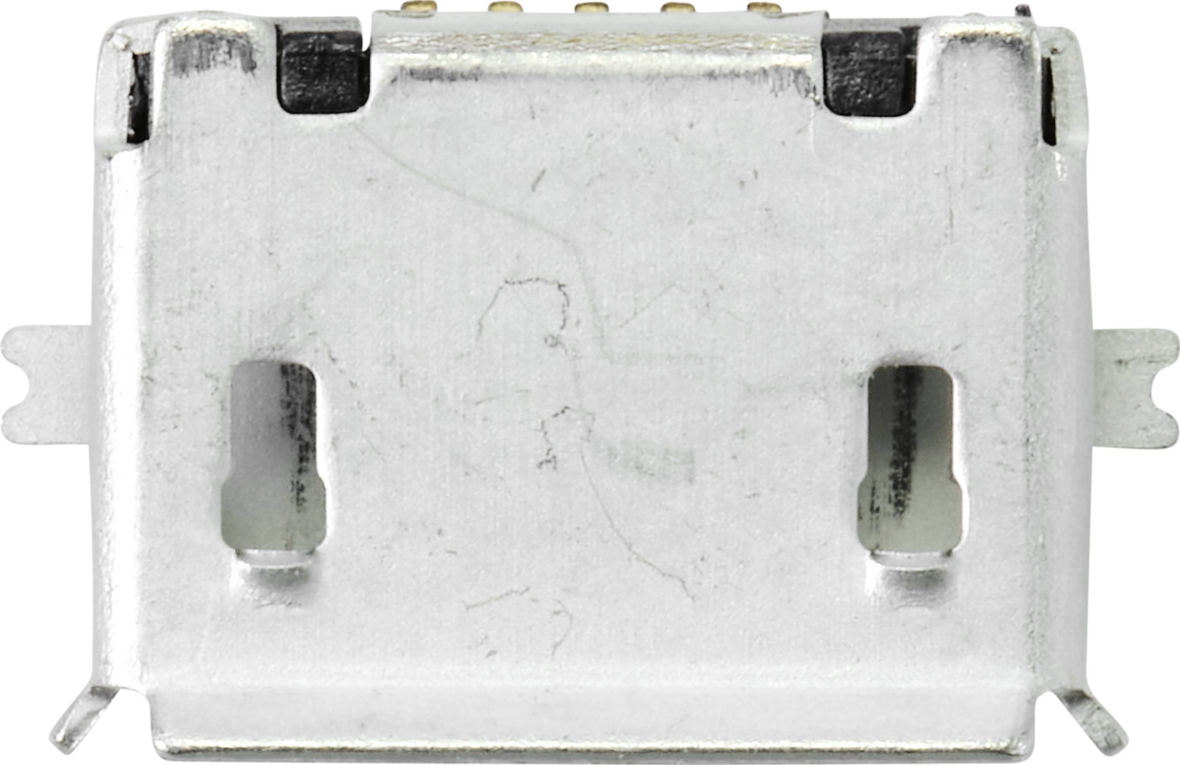 TRU COMPONENTS Micro USB 2.0 Typ AB Einbaubuchse Buchse, Einbau horizontal Inhalt