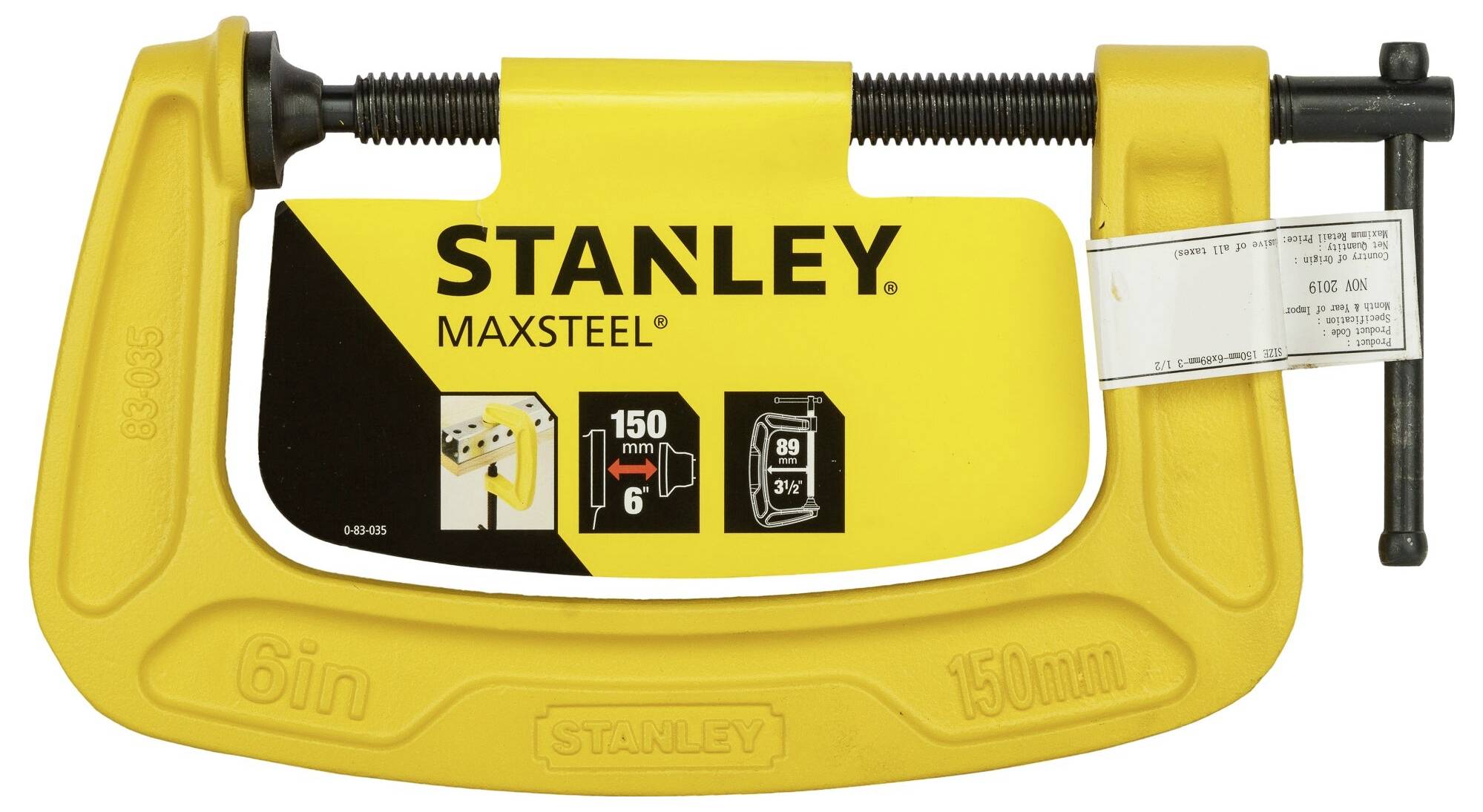 STANLEY C-Zwinge MaxSteel, 150mm 0-83-035