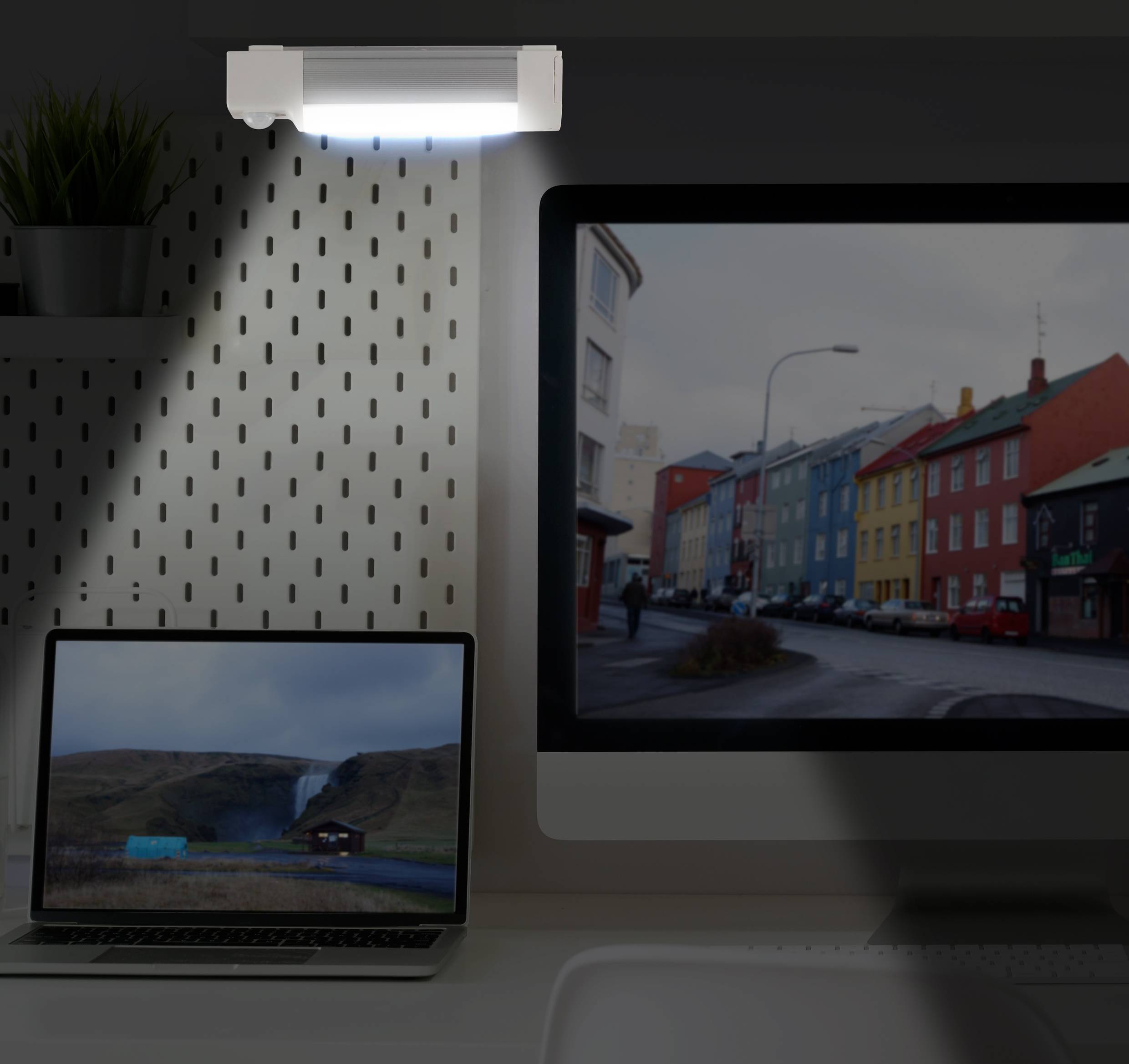 LED-Schrankleuchte mit Bewegungsmelder SMD LED Weiß