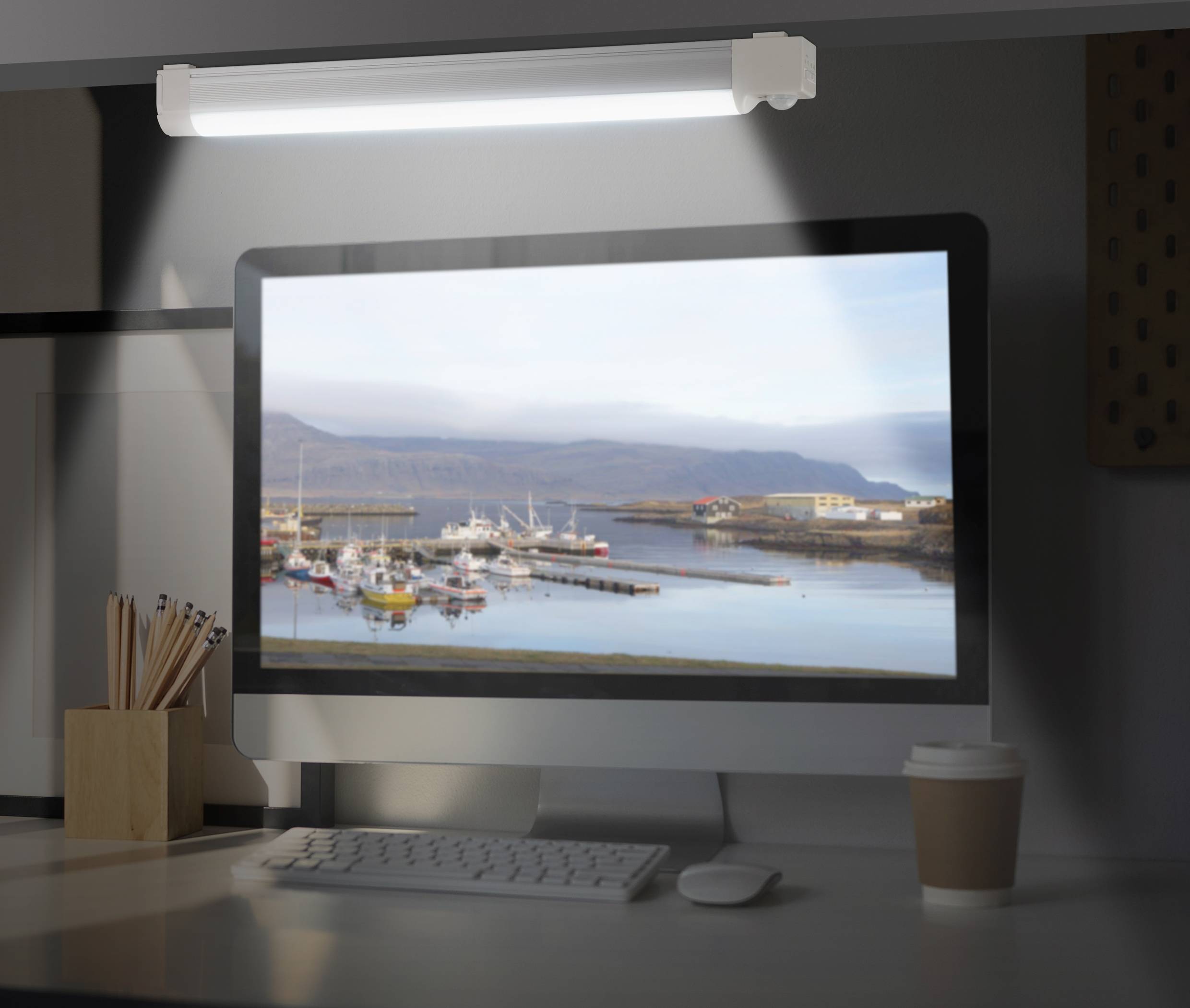 LED-Schrankleuchte mit Bewegungsmelder SMD LED Weiß