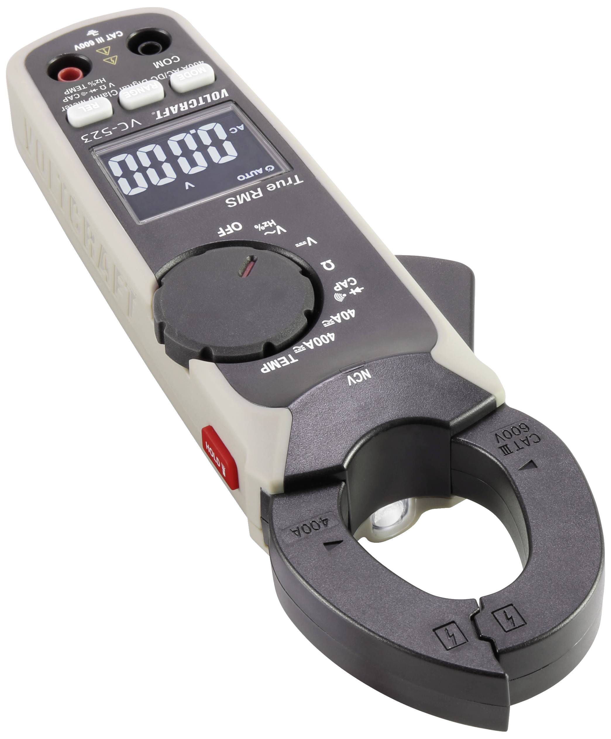 VOLTCRAFT VC523 SE plus DMA Stromzange digital CAT III 600 V