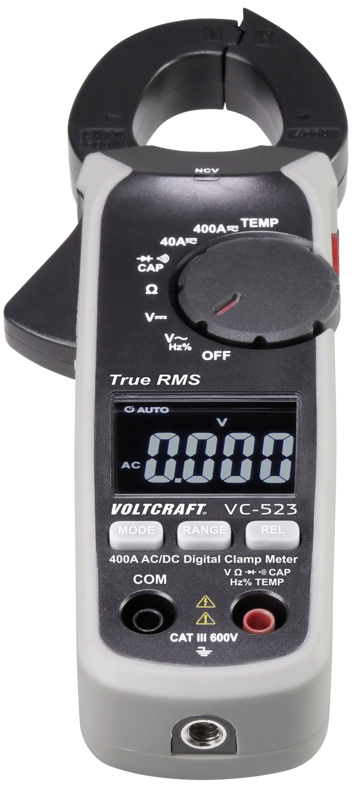 VOLTCRAFT VC523 SE plus DMA Stromzange digital CAT III 600 V