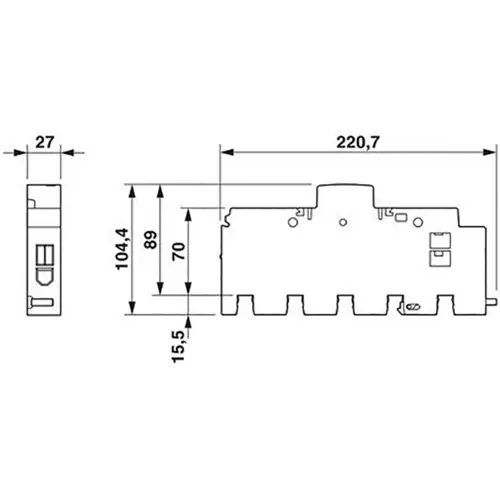 Phoenix Contact 1168943 FLT-SEC-ZP2-3S-255/12.5 Kombiableiter 20 kA 1St. Phoenix Contact 1168943 FLT-SEC-ZP2-3S-255/12.5 Kombiableiter 20 kA 1St.