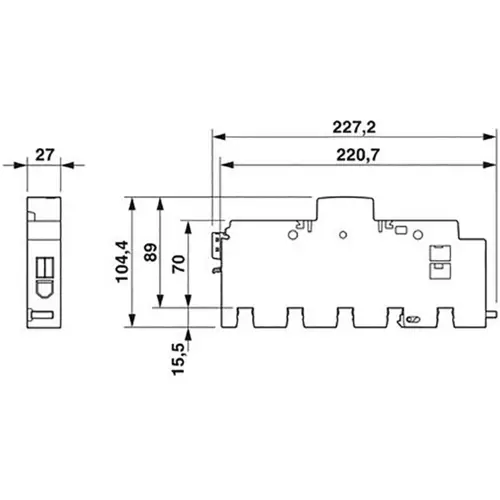 Phoenix Contact 1168943 FLT-SEC-ZP2-3S-255/12.5 Kombiableiter 20 kA 1St. Phoenix Contact 1168943 FLT-SEC-ZP2-3S-255/12.5 Kombiableiter 20 kA 1St.