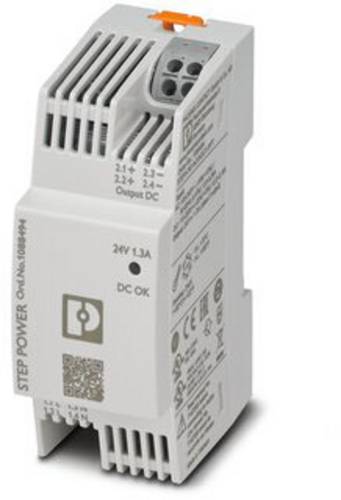 Phoenix Contact STEP POWER DIN-Schienen Netzteil Geschalteter Modus 250V ac AC / 1.3 A 24V dc DC 30 W
