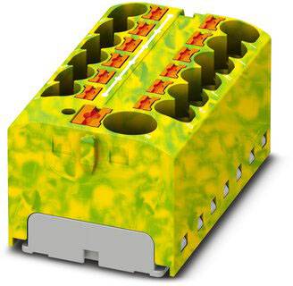 Phoenix Contact 1153438 Verteilerblock 46.3mm Zugfeder Grün-Gelb 8St.