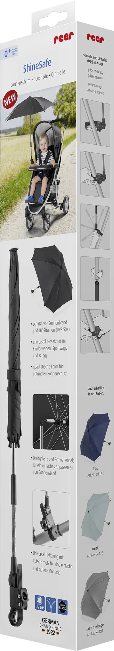 reer ShineSafe Kinderwagen-Sonnenschirm