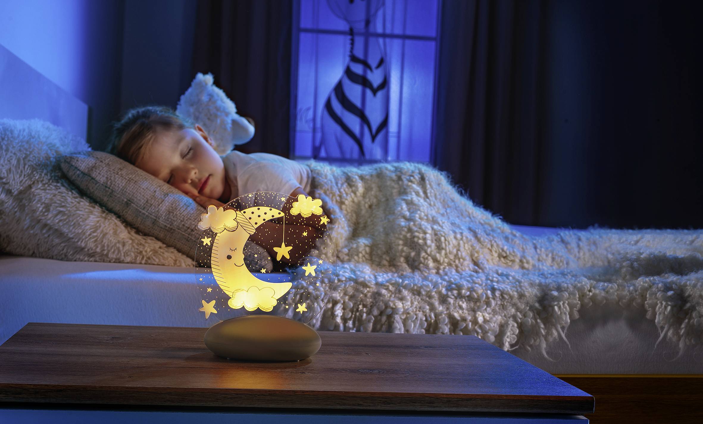 REER ColourLumy Mond 52121 Nachtlicht