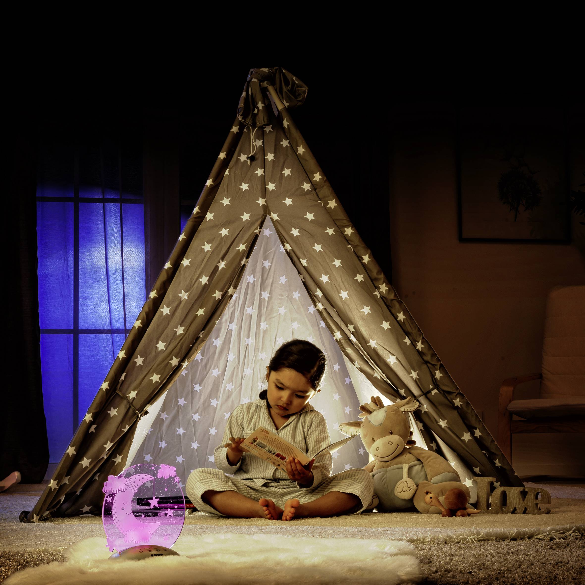 REER ColourLumy Mond 52121 Nachtlicht