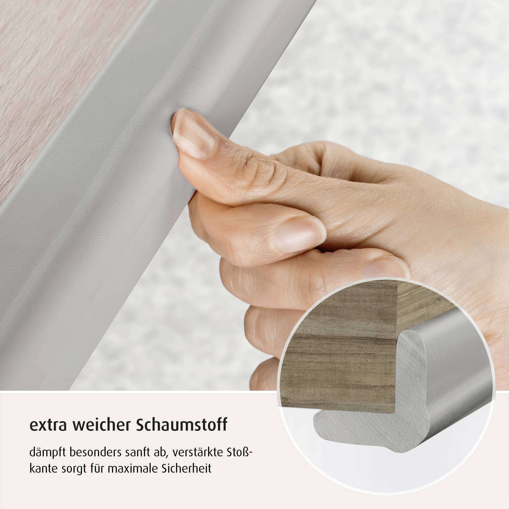 REER Soft 82041 Kantenschutz Grau