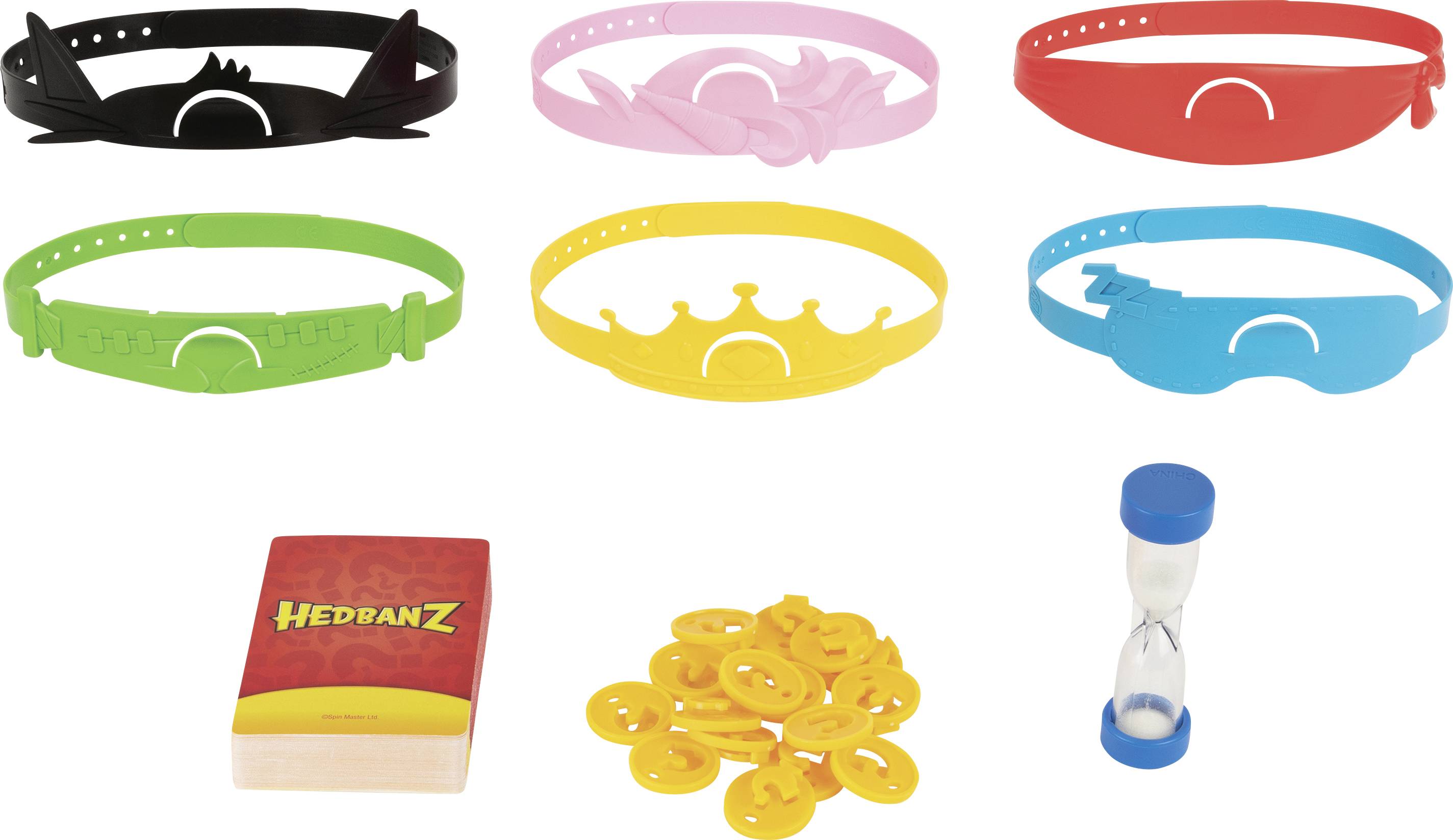 Spin Master Hedbanz - das rasante Ratespiel für die ganze Familie - Neuauflage mit tollem Spielmaterial 6059492