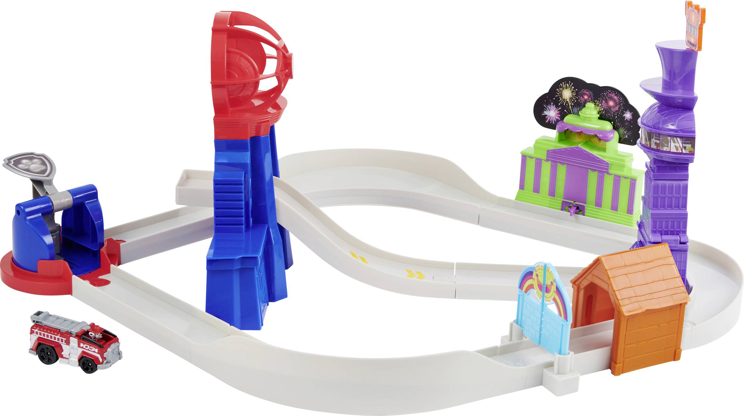 Paw Patrol Paw Patrol True Metal Total City Rescue Spielset aus dem Kinofilm mit 3 Rettungsaktionen 6061056