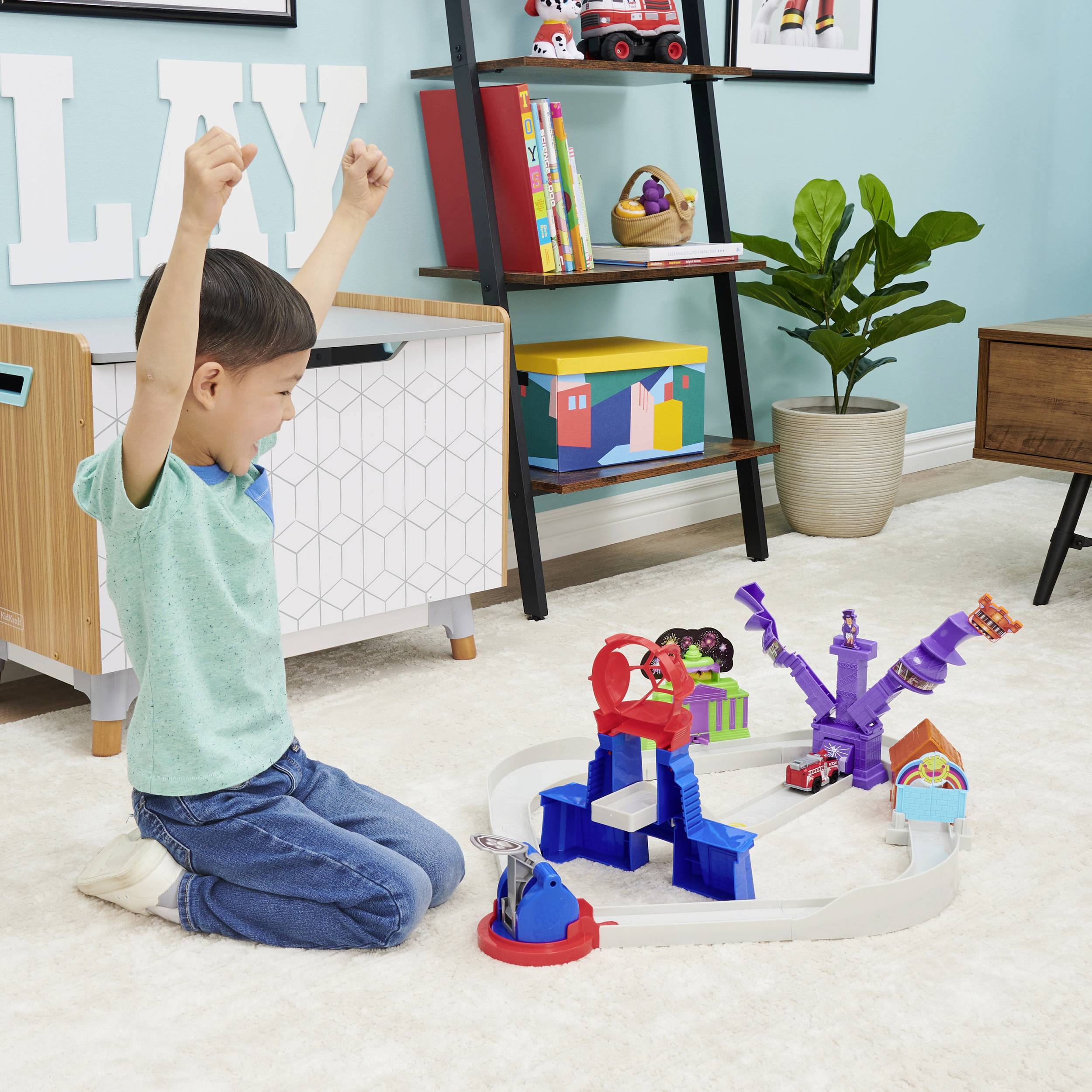 Paw Patrol Paw Patrol True Metal Total City Rescue Spielset aus dem Kinofilm mit 3 Rettungsaktionen 6061056