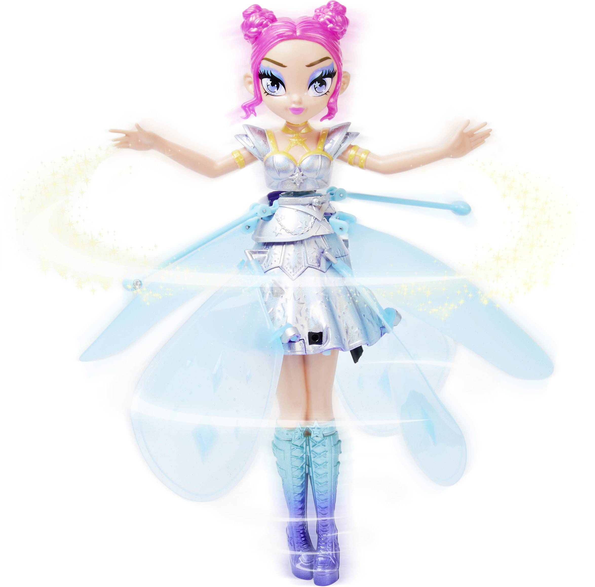 Hatchimals Crystal Flyers Starlight Idol - Fliegende schimmernde Feen-Puppe 6061661