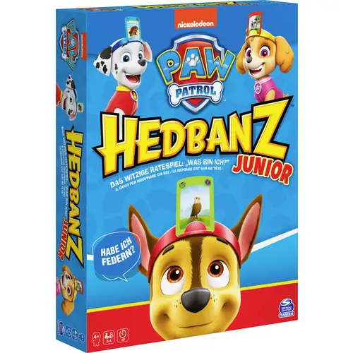 Spin Master Hedbanz Junior – Paw Patrol, das witzige Ratespiel für Fellfreunde 6062582 Spin Master Hedbanz Junior – Paw Patrol, das witzige Ratespiel für Fellfreunde 6062582