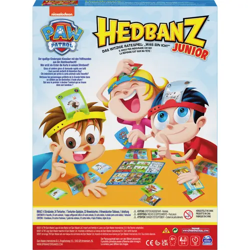 Spin Master Hedbanz Junior – Paw Patrol, das witzige Ratespiel für Fellfreunde 6062582 Spin Master Hedbanz Junior – Paw Patrol, das witzige Ratespiel für Fellfreunde 6062582