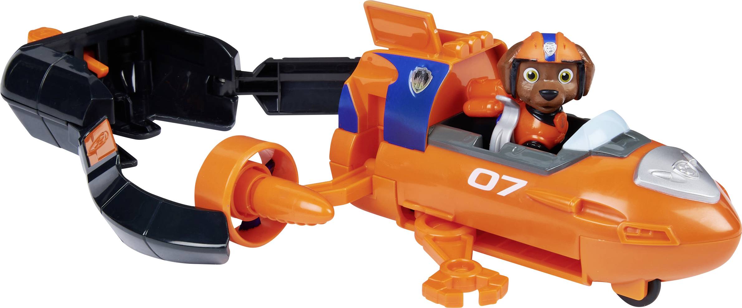 Paw Patrol Zumas Deluxe Basis Fahrzeug aus dem Kinofilm mit Hundefigur, Spielzeugauto