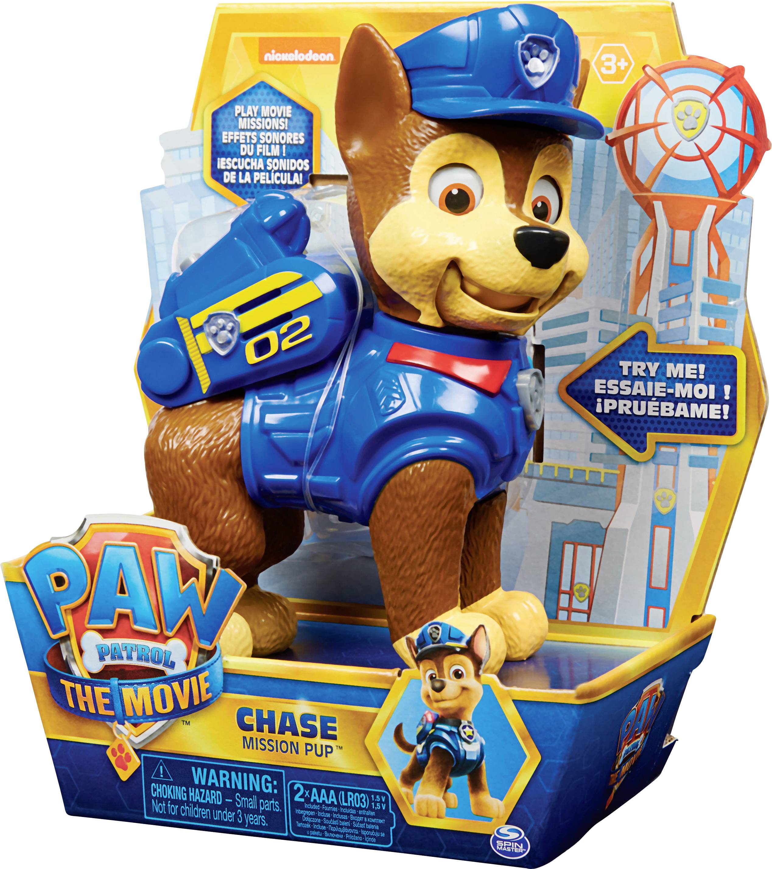 Paw Patrol Interaktive 15cm große Chase Mission Pup-Figur aus dem