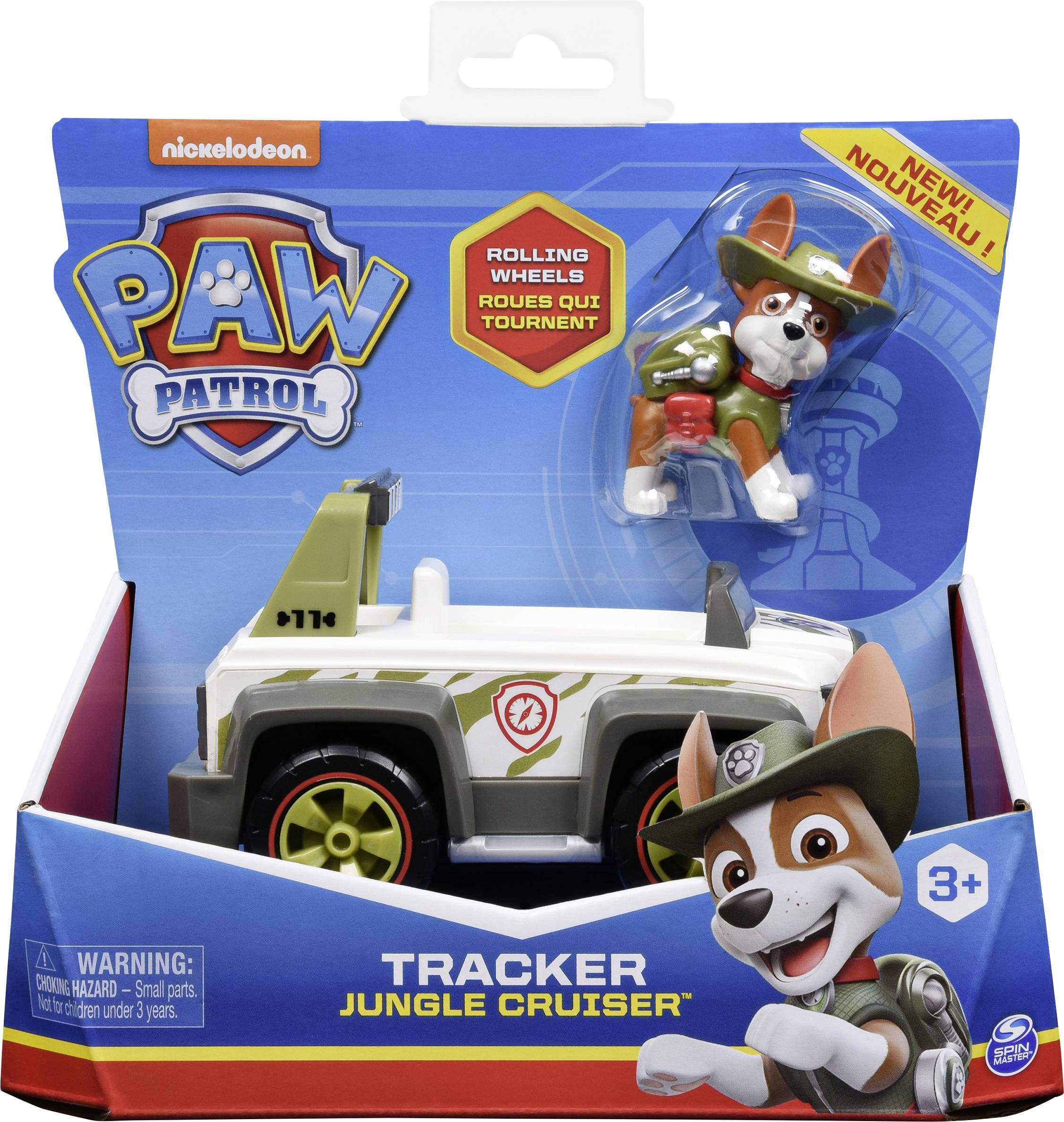 PAW Patrol, Dschungel-Cruiser von Tracker mit Sammelfigur