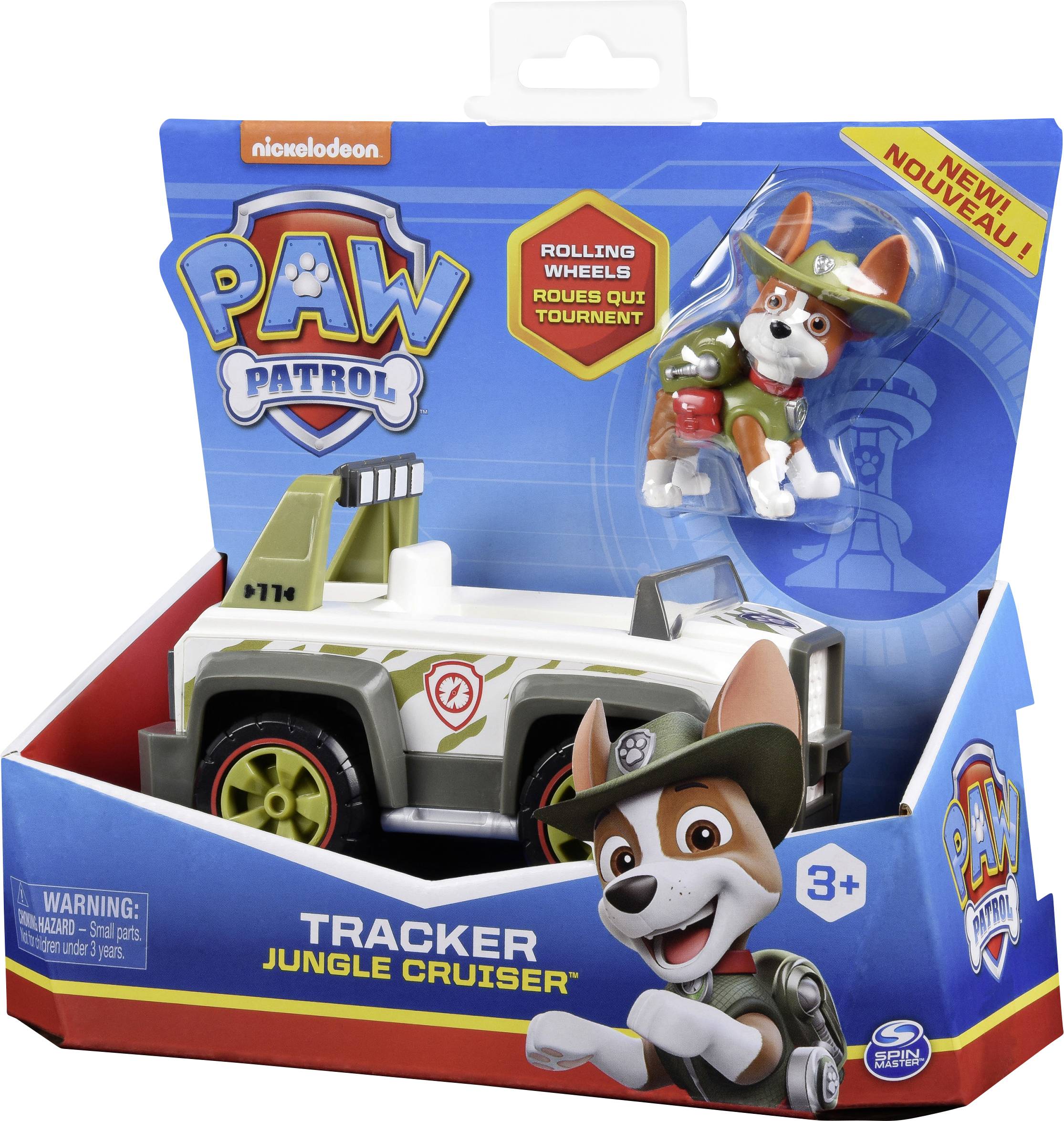 PAW Patrol, Dschungel-Cruiser von Tracker mit Sammelfigur
