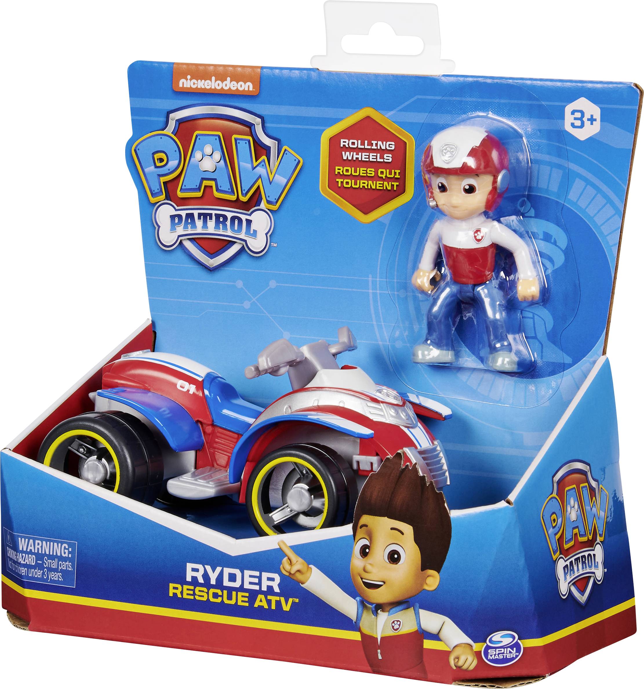 Paw Patrol, Ryders Rettungs-Quad mit Sammelfigur