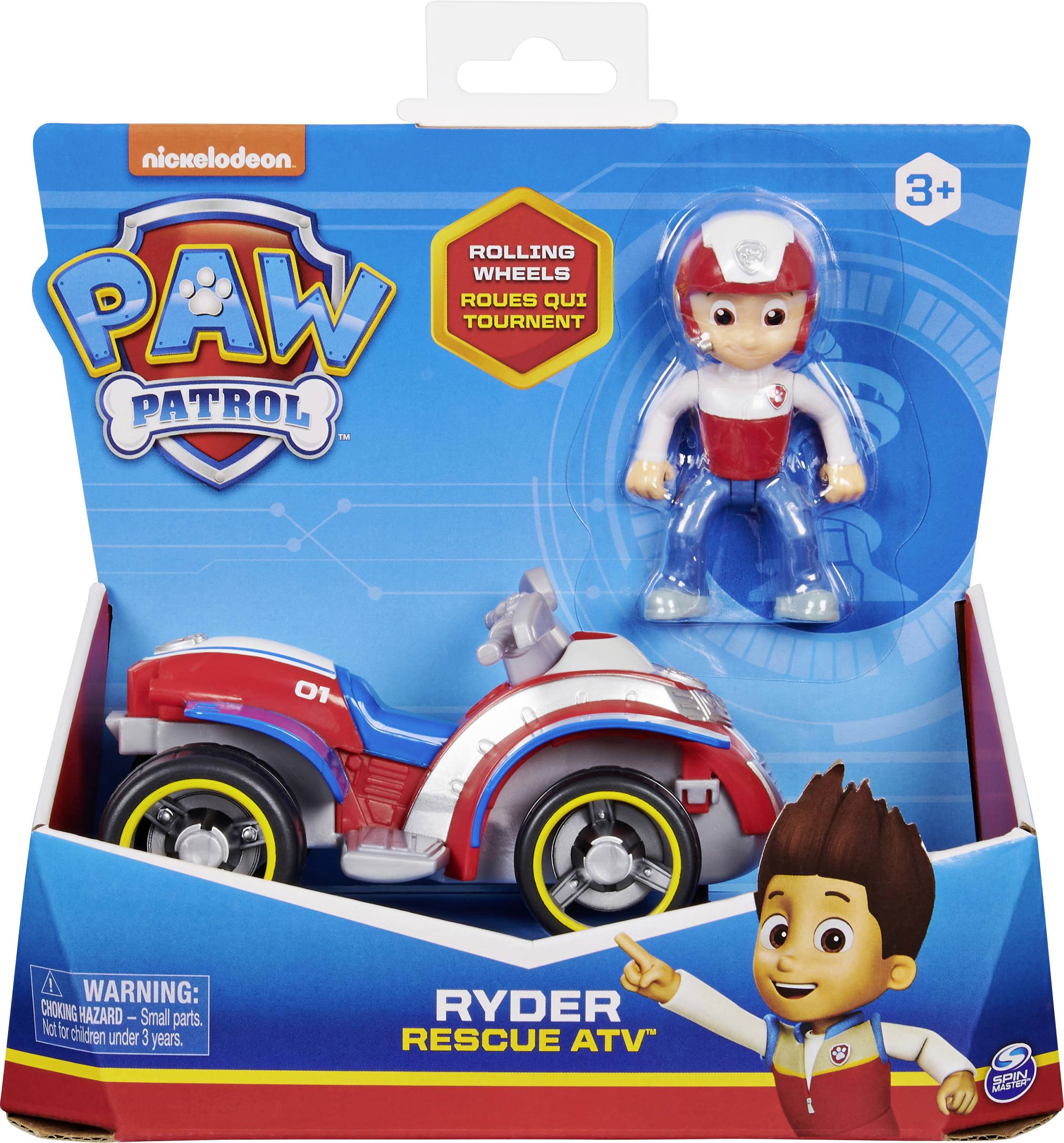 Paw Patrol, Ryders Rettungs-Quad mit Sammelfigur