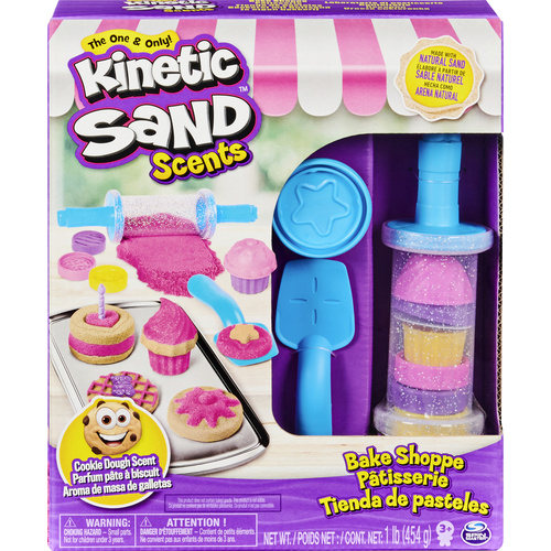 Kinetic Sand Bäckerei-Spielset mit Duftsand, 454 g für kreatives  Indoor-Sandspiel, KINETIC BY KURT