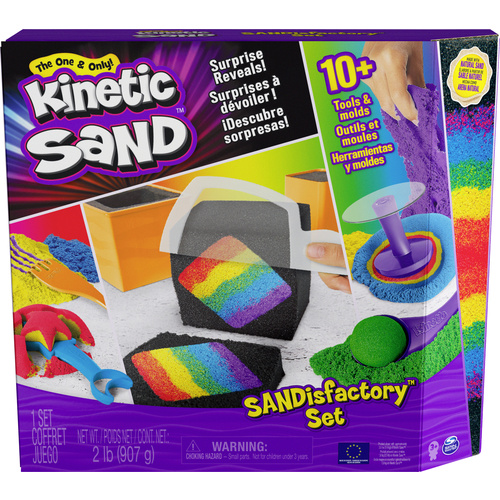 Kinetic Sand Sandisfactory Set für Indoor Sandspiel