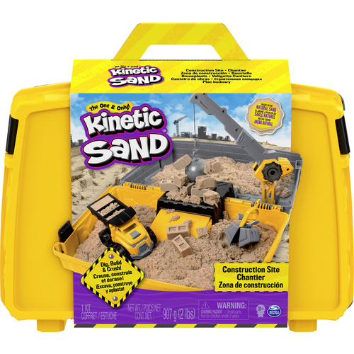 Kinetic Sand Baustellen Koffer mit 907 g Sand
