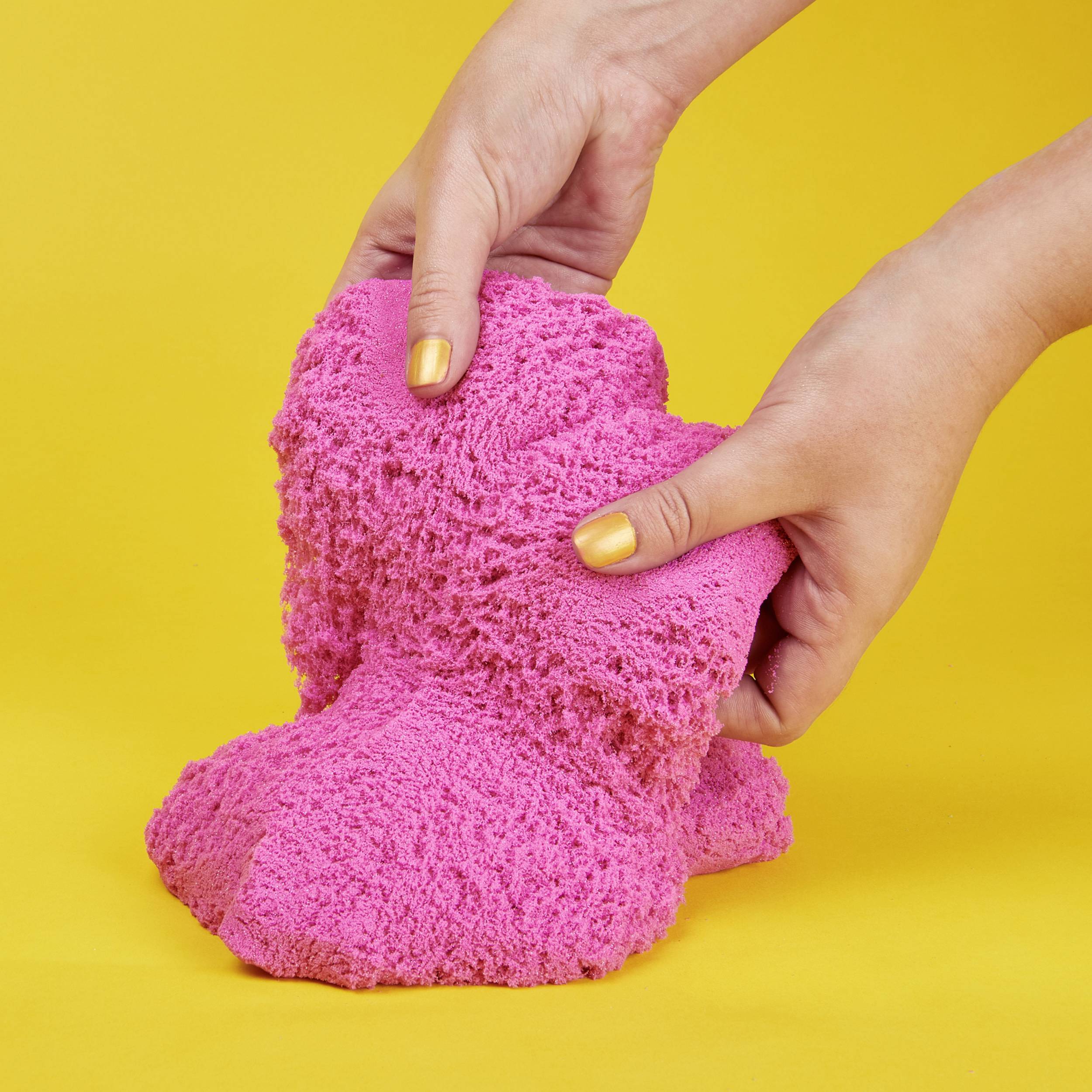 Kinetic Sand Kinetic Sand Schimmersand Crystal Pink, 907 g - rosa Glitzersand für Indoor-Sandspiel