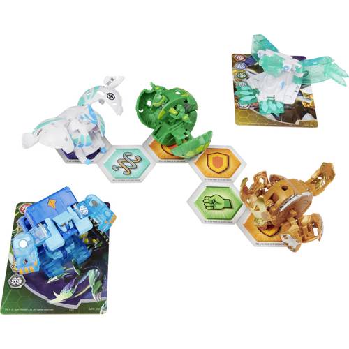 Amphrog Geogan Rising Bakugan 'Geogan Rising' Geogan Brawler 5er Pack Geogan Aquos Titan King ...