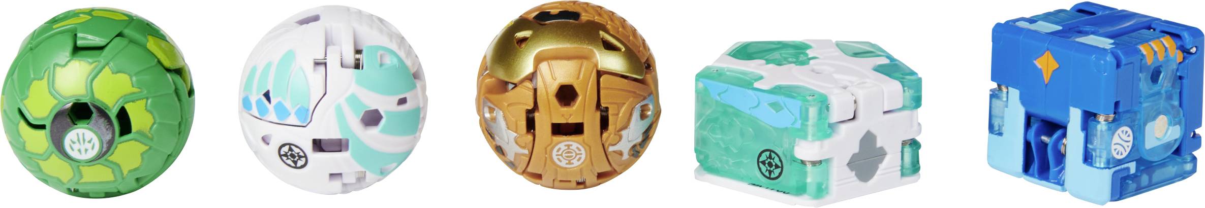 Bakugan 'Geogan Rising' Geogan Brawler 5er Pack Geogan Aquos Titan King, Geogan Haos Amphrog, Basic Ventus Spartillion, Basic