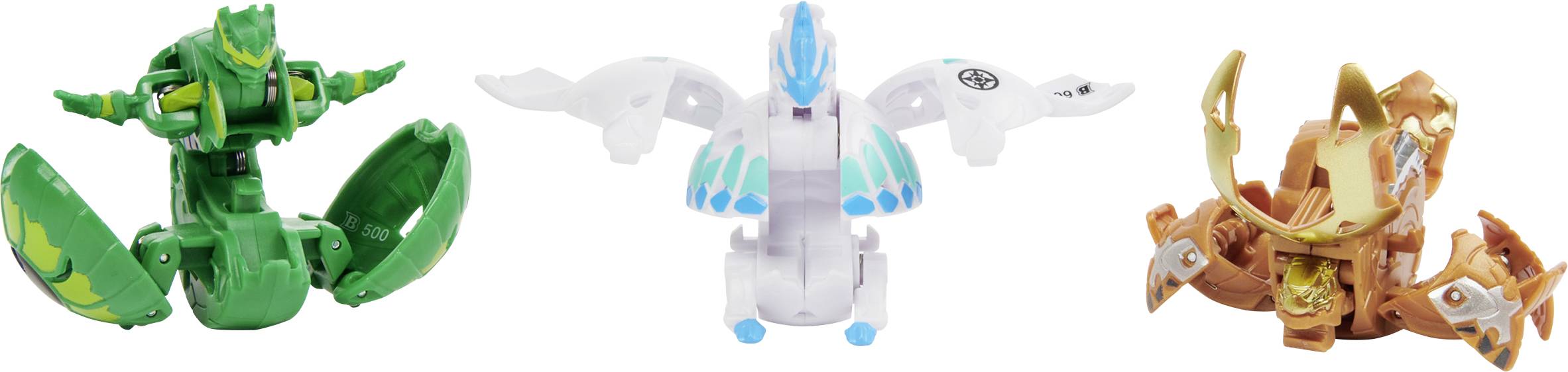 Bakugan 'Geogan Rising' Geogan Brawler 5er Pack Geogan Aquos Titan King, Geogan Haos Amphrog, Basic Ventus Spartillion, Basic