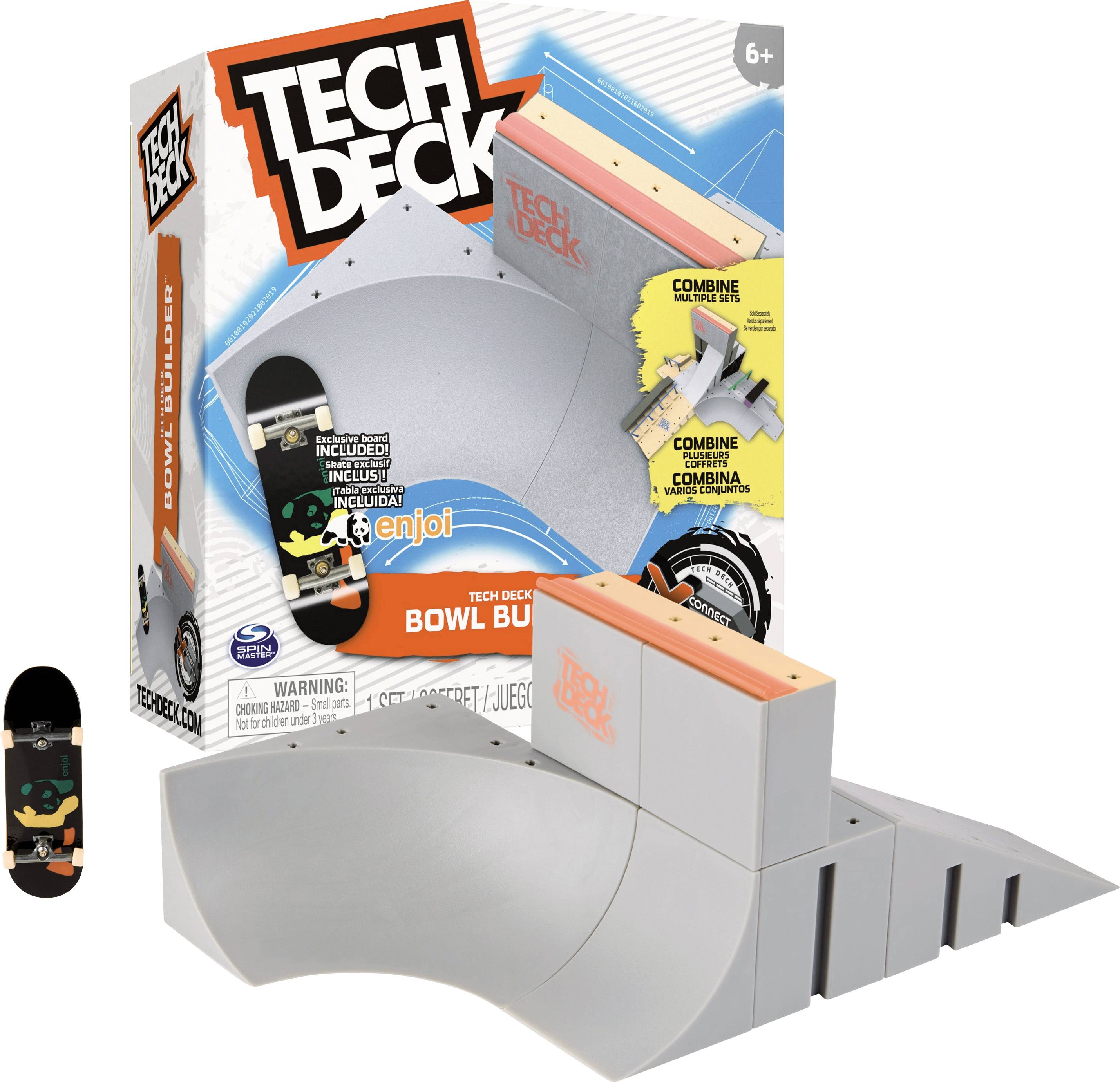 Tech Deck X-Connect Starter-Set - Rampenset mit authentischem Fingerboard und Zubehör (Sortierung, Zufallsauswahl) X-Connect