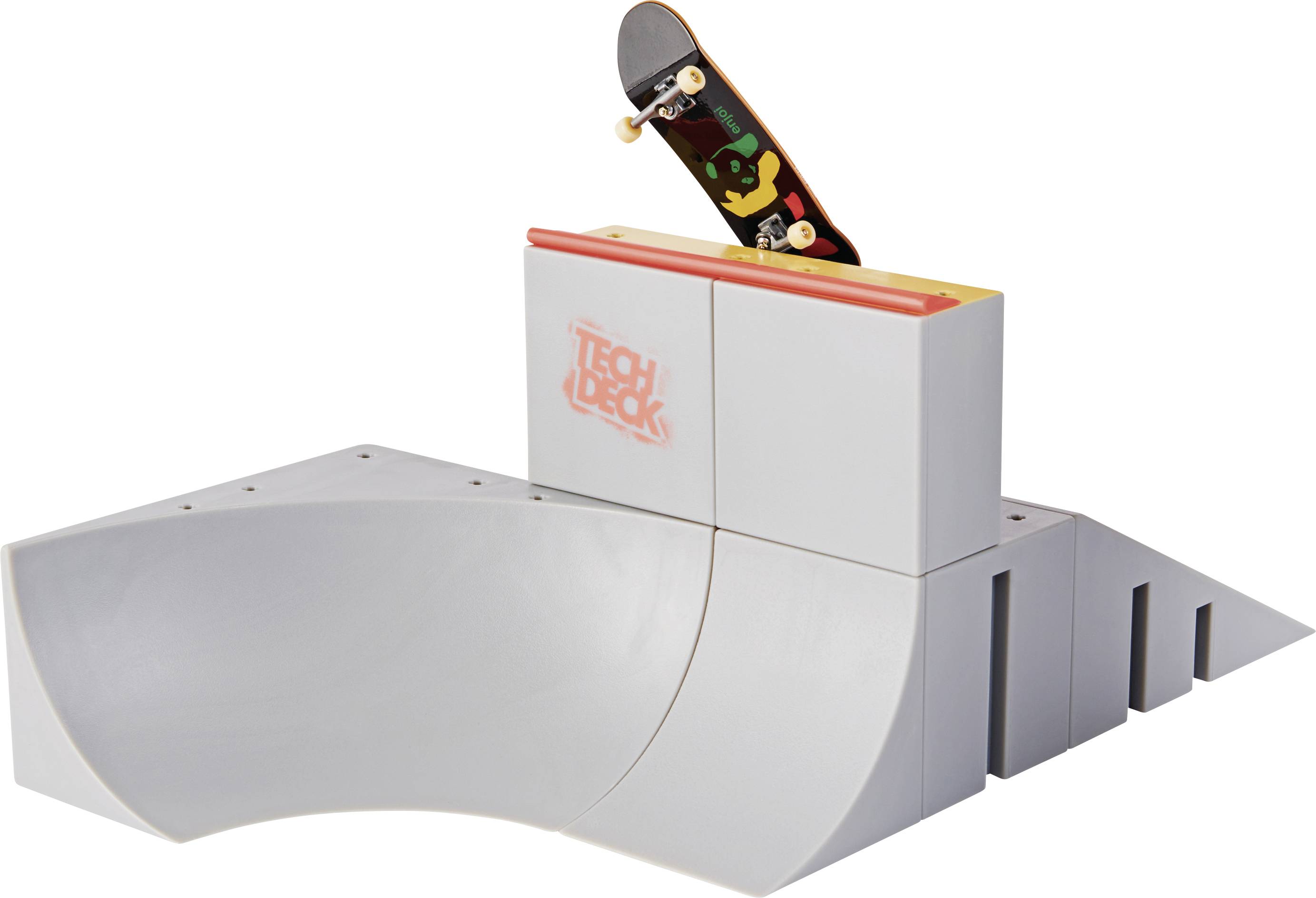 Tech Deck X-Connect Starter-Set - Rampenset mit authentischem Fingerboard und Zubehör (Sortierung, Zufallsauswahl) X-Connect