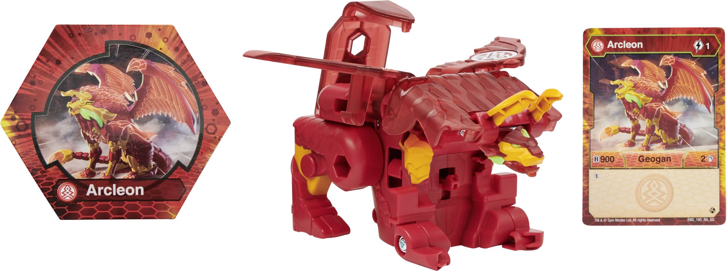 Bakugan Geogan Rising Deka - Transforming jumbo action figure - styles may vary