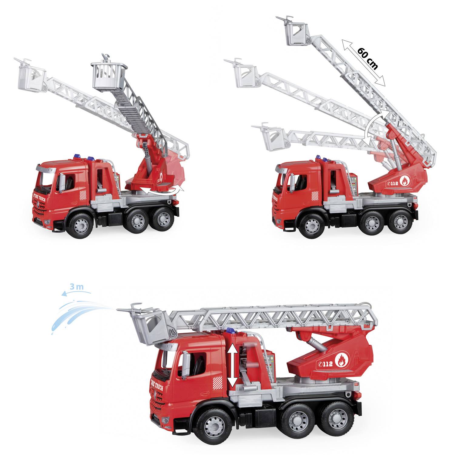 LENA® WORXX Leiterfeuerwehr Mercedes Arocs