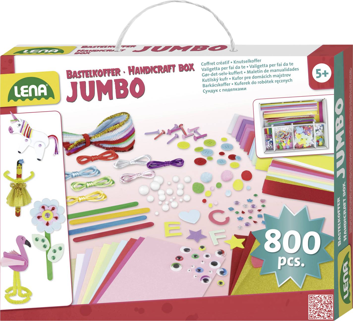 Produktbild von LENA Bastelkoffer Zubehörset Für Kinder