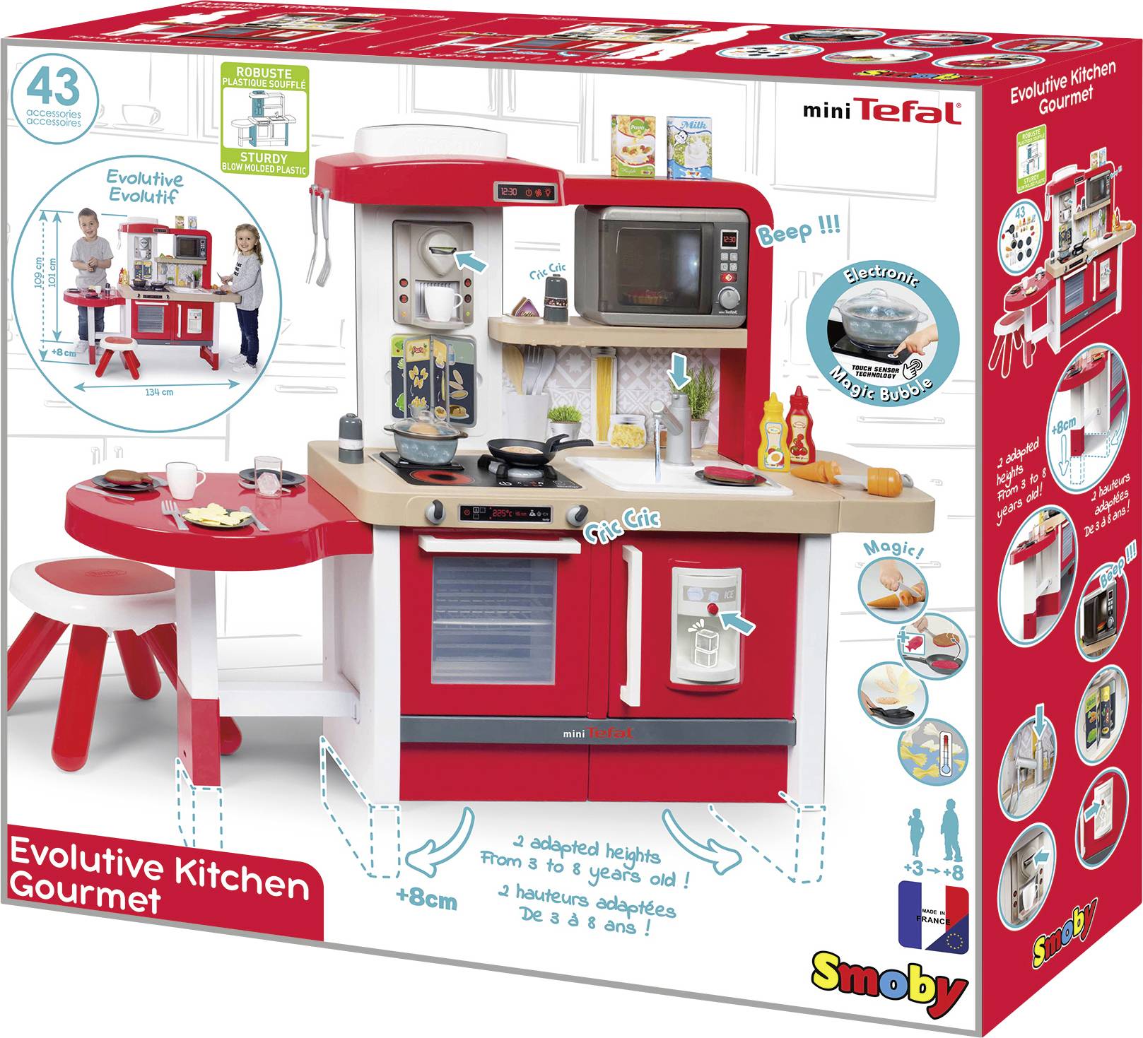 Smoby Tefal Evo Gourmet Küche