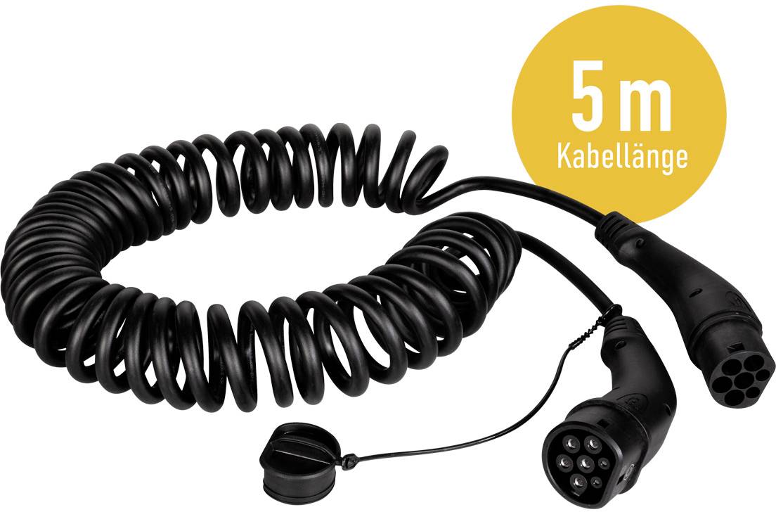 HARTING EVC0112 eMobility Ladekabel 5 m Spiralkabel