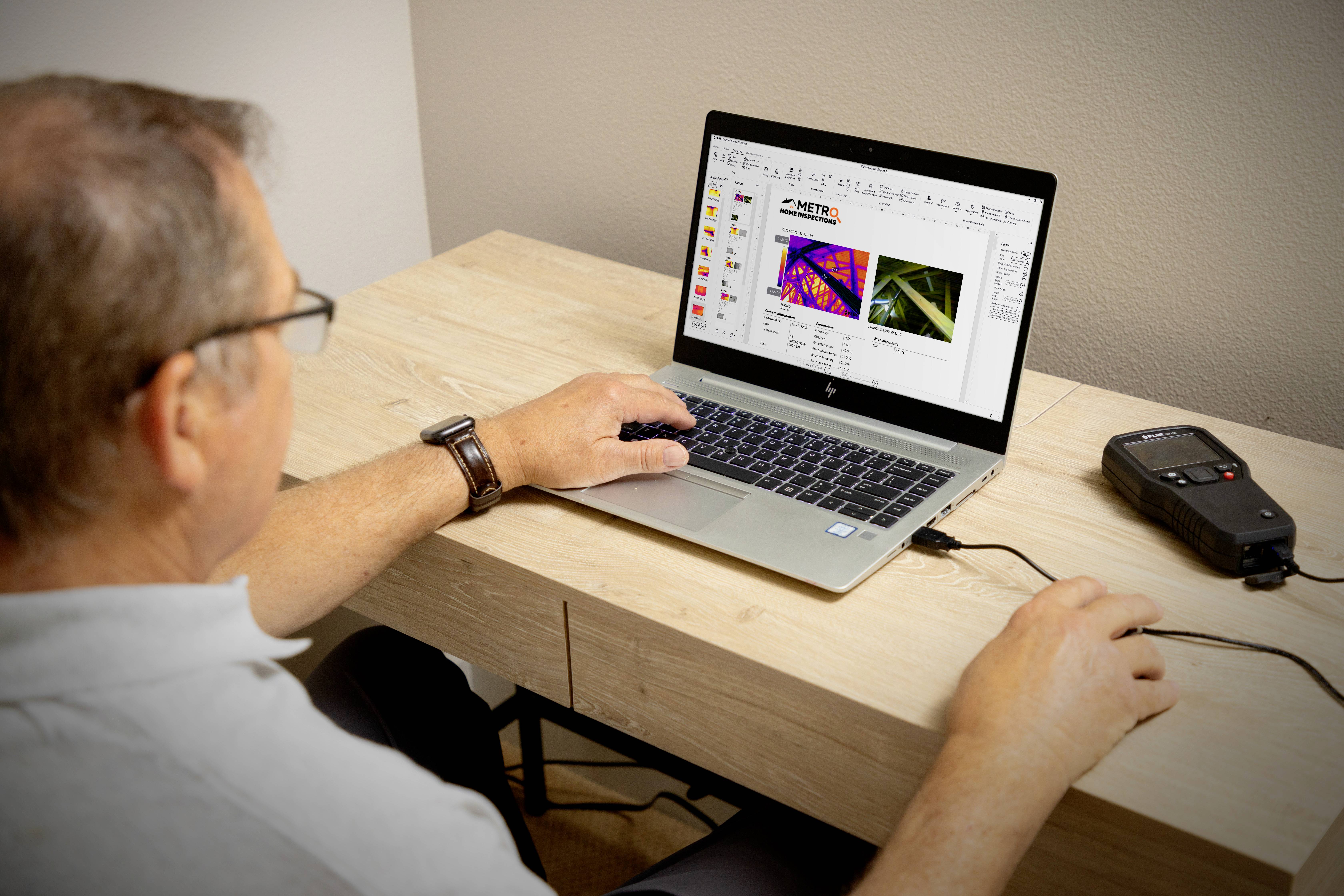 FLIR MR265 Materialfeuchtemessgerät integrierte Wärmebildkamera