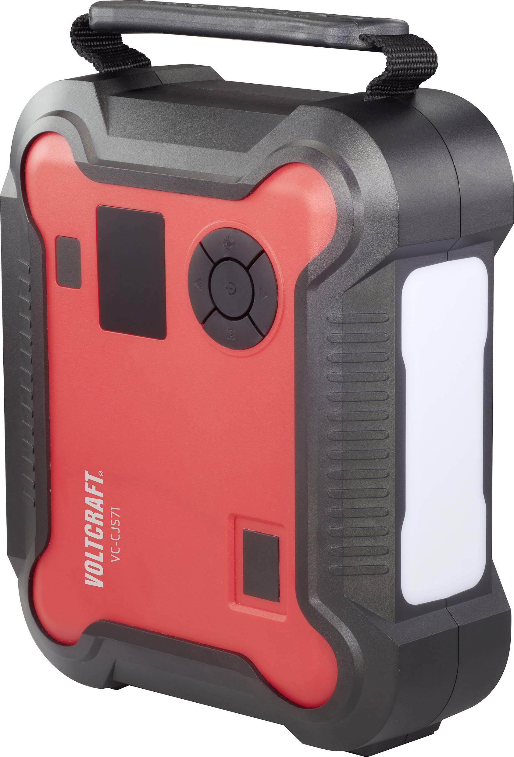 VOLTCRAFT Schnellstartsystem VC-CJS71 4in1 Jump-Starter-Starthilfegerät mit Kompressor VC-12180200 Starthilfestrom (12 V)=600A 12