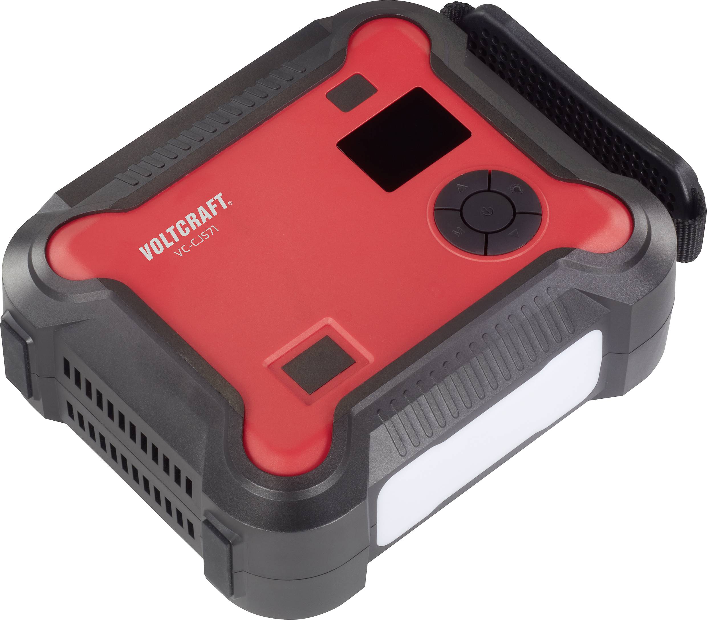 VOLTCRAFT Schnellstartsystem VC-CJS71 4in1 Jump-Starter-Starthilfegerät mit Kompressor VC-12180200 Starthilfestrom (12 V)=600A 12