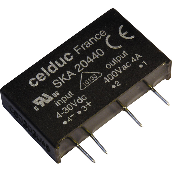 Celduc Halbleiterrelais SKA10440 5 A Schaltspannung (max.): 460 V/AC, 460 V/DC Nullspannungsschalte
