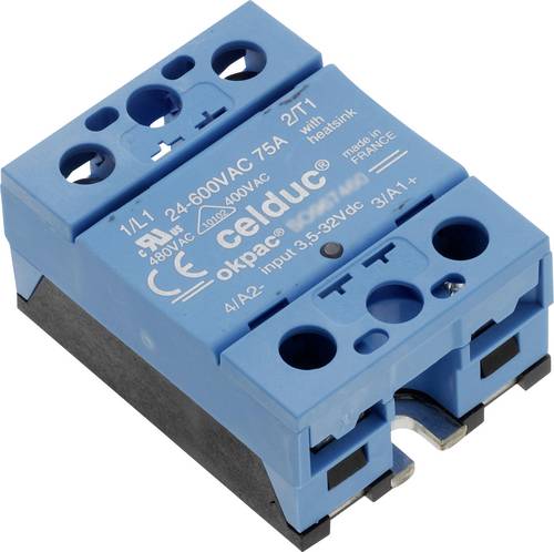Celduc Halbleiterrelais SO842074 25 A Schaltspannung (max.): 275 V/AC, 275 V/DC Nullspannungsschalt