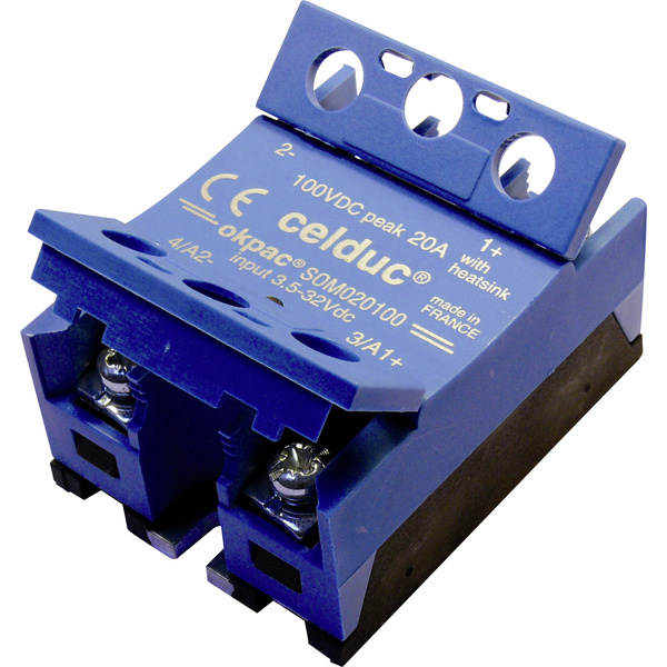 Celduc Halbleiterrelais SOM040100 40 A Schaltspannung (max.): 60 V/AC, 60 V/DC 1 St.